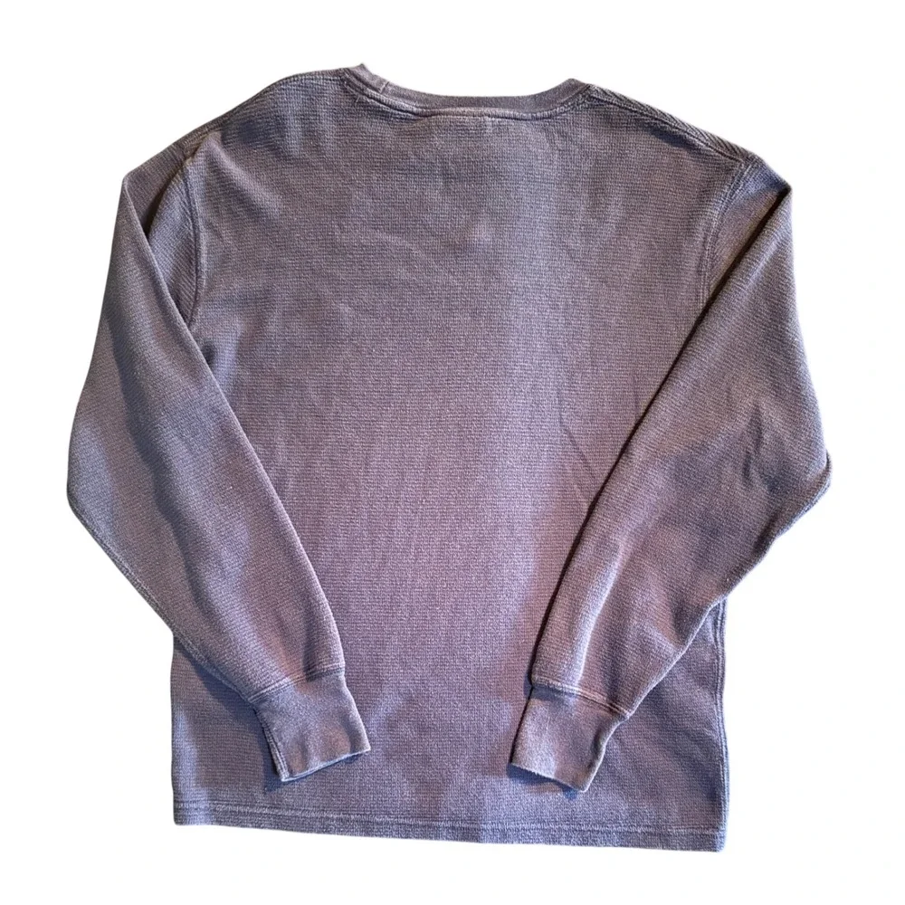 Polo Ralph Lauren Sleepwear Thermal Shirt Mens Small Navy Blue Waffle Knit Pony
